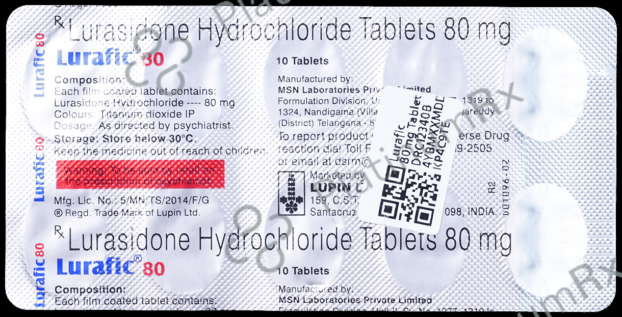 Lurafic 80mg Tablet