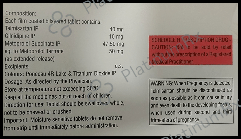 Metosartan LN 50mg Tablet ER 10s