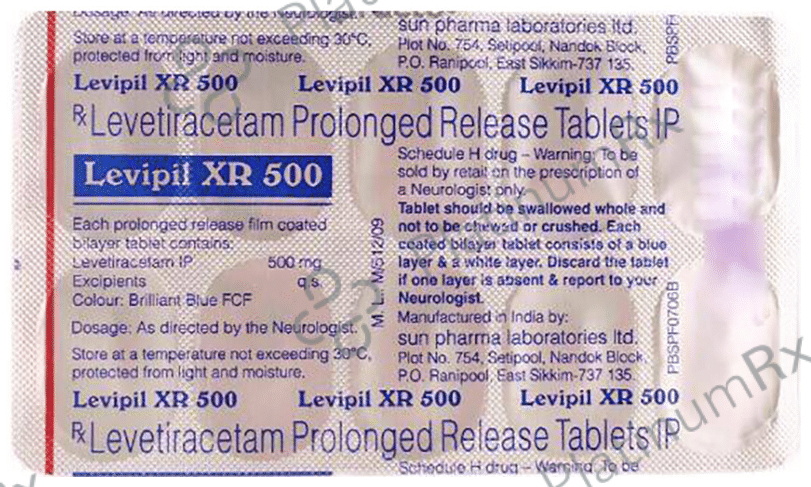 Levipil 500mg XR Tablet 10s