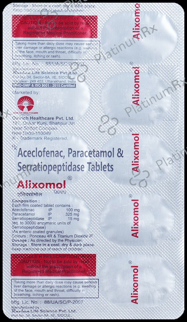 Alixomol Tablet