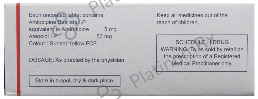 Amloz AT 5/50mg Tablet 14s
