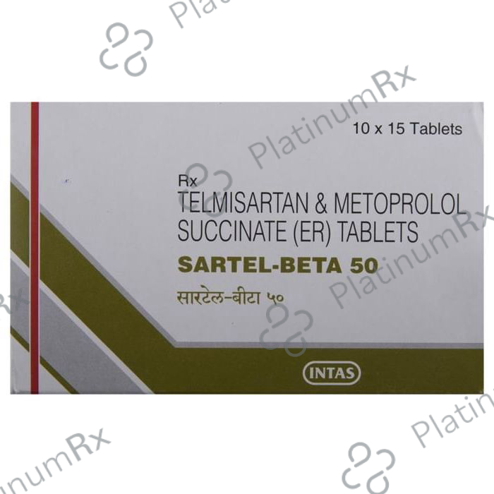 Sartel Beta 50/40mg Tablet ER 15s
