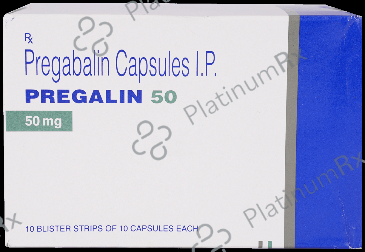Pregalin 50mg Capsule 10s
