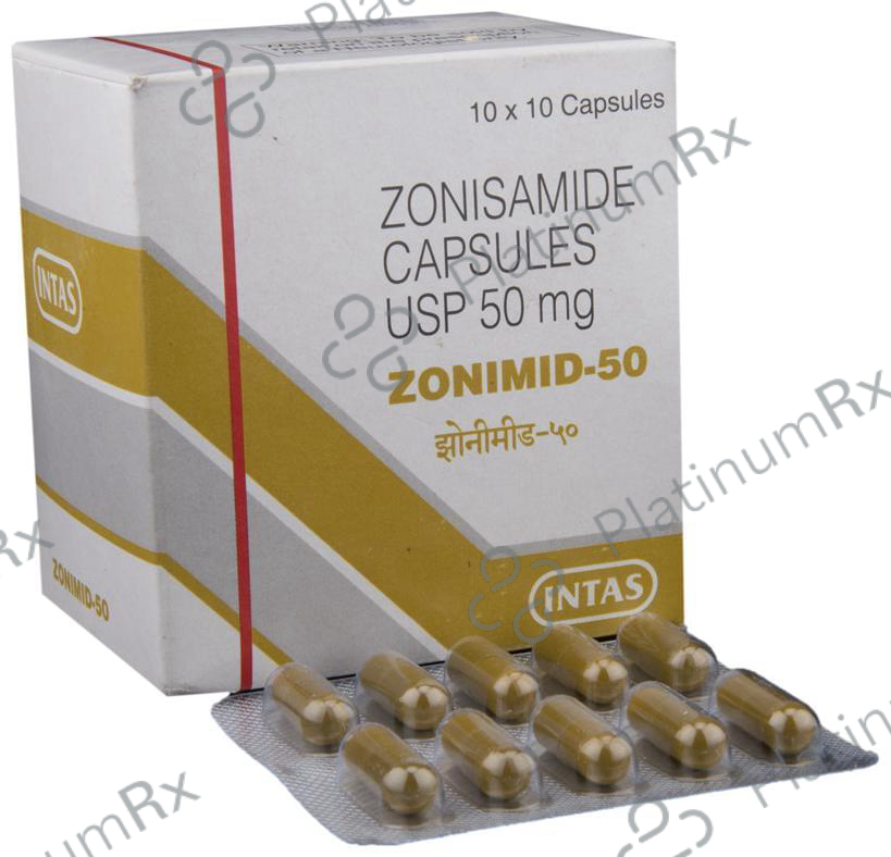 Zonimid 50mg Capsule 10s