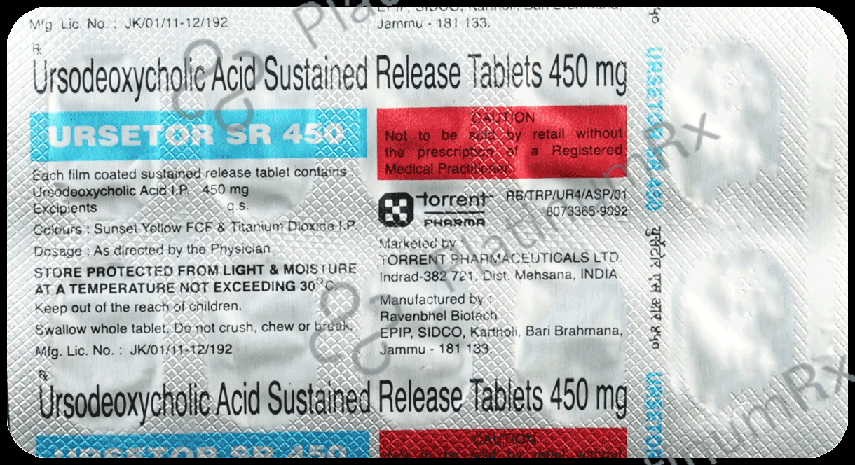 Ursetor SR 450mg Tablet 10s