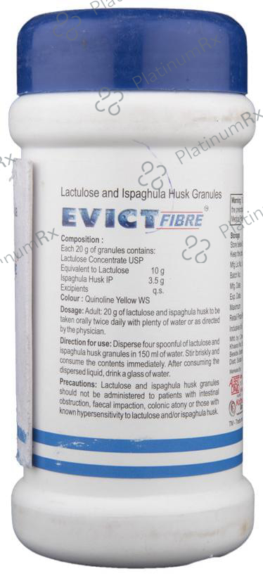 Evict Fibre 3.5/10gm Granules 100gm