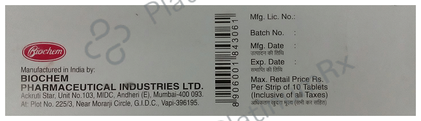 Cefoxim 500mg Tablet 10s