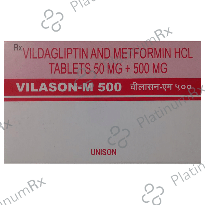 Vilason M 500/50mg Tablet 10s