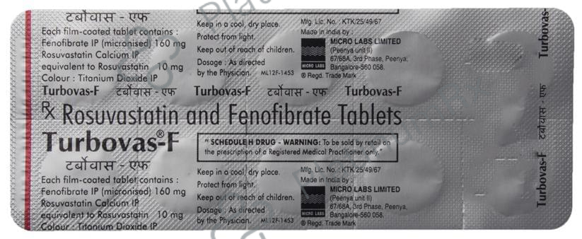 Turbovas F 160/10mg Tablet 10s