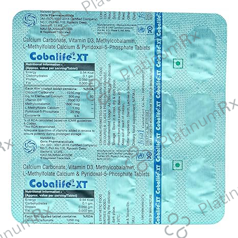 Cobalife XT 1500mcg Tablet 15s