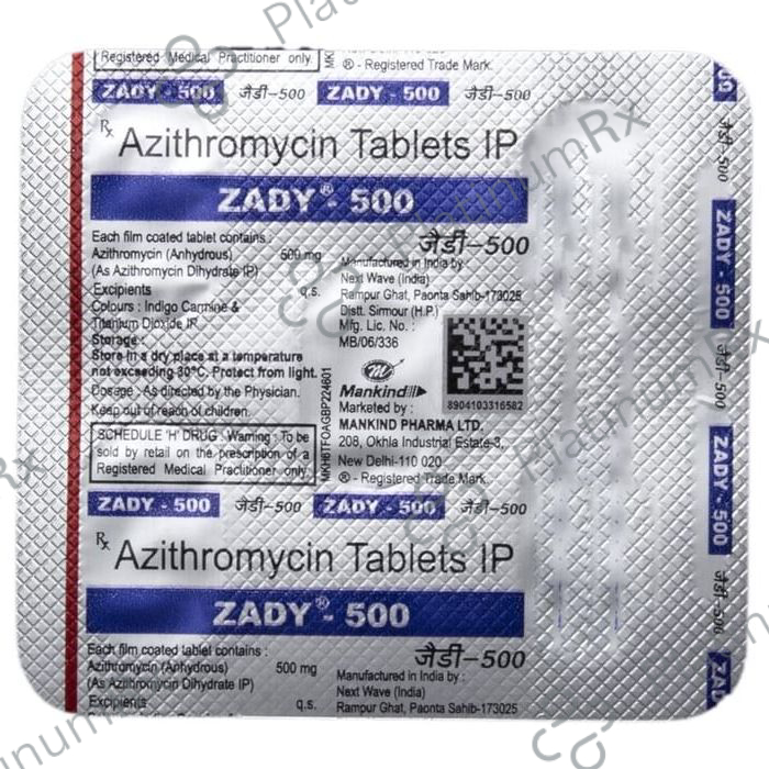 Zady 500mg Tablet 5s