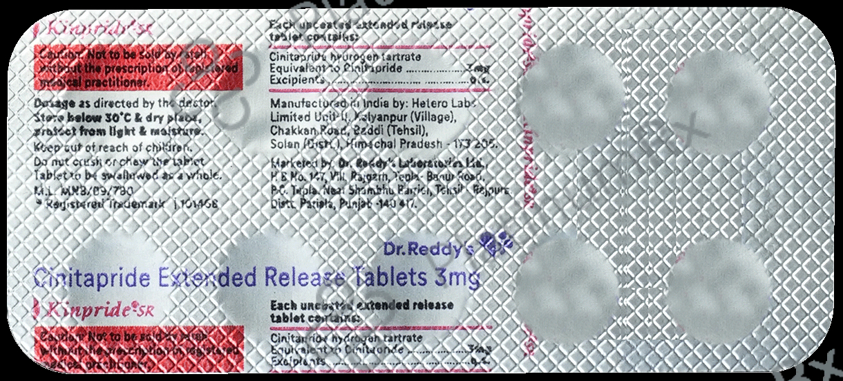 Kinpride 3mg SR Tablet 10s
