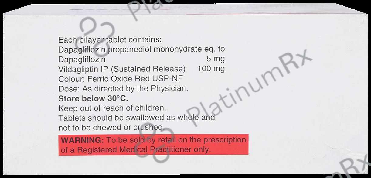 Daparyl V 5/100mg Tablet 10s