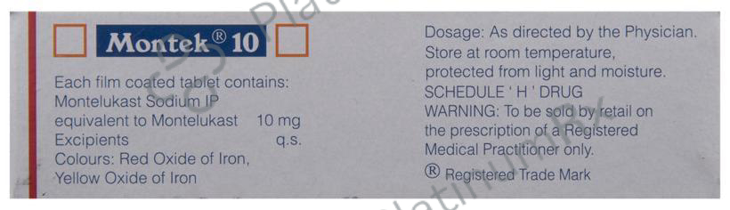 Montek 10mg Tablet 10s