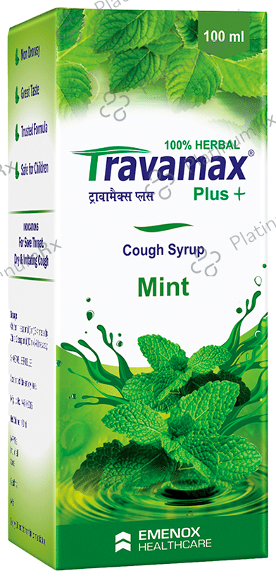 Travamax Plus Cough Syrup Mint