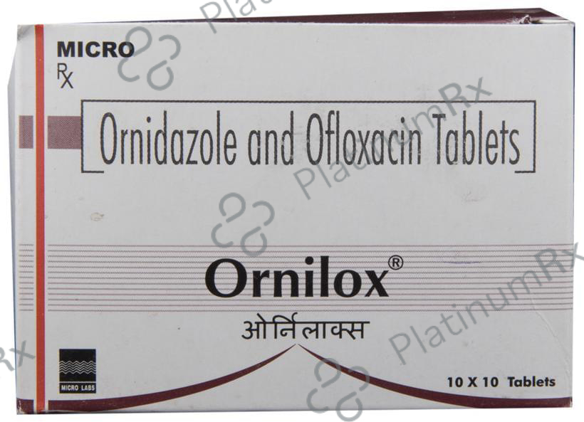 Ornilox 200/500mg Tablet 10s