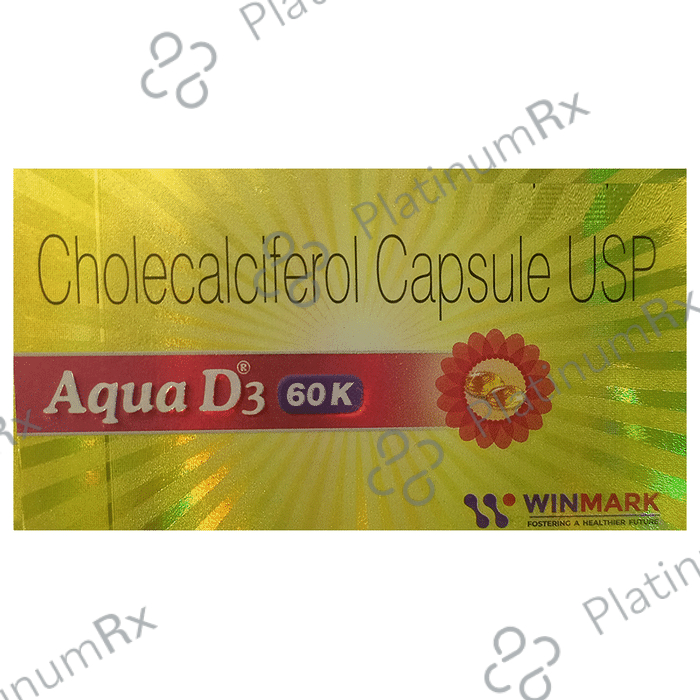 Aqua D3 60K Soft Gelatin Capsule