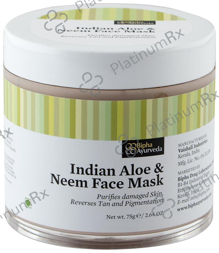 Bipha Ayurveda Indian Aloe & Neem Face Mask