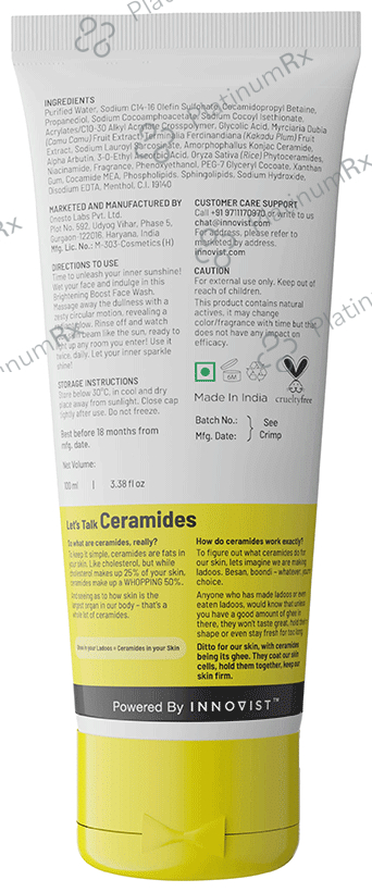 Chemist At Play Brightening Boost Face Wash Vitamin C
