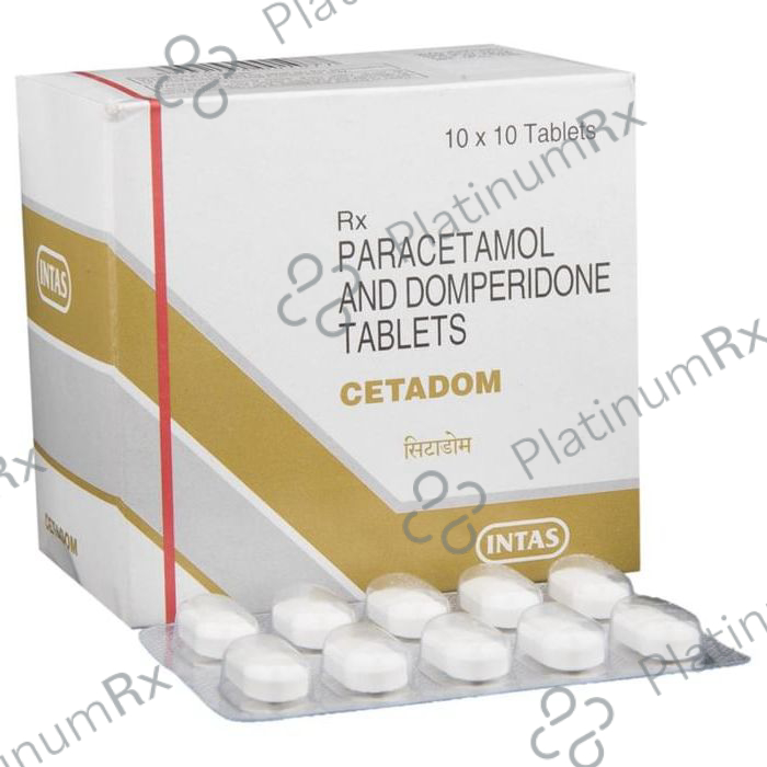 Cetadom 10/325mg Tablet 10s