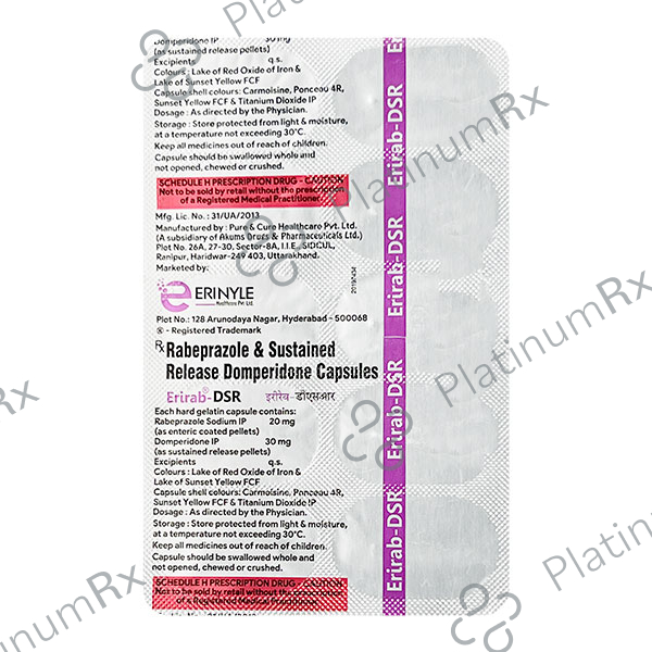 Erirab DSR 30/20mg Capsule 10s