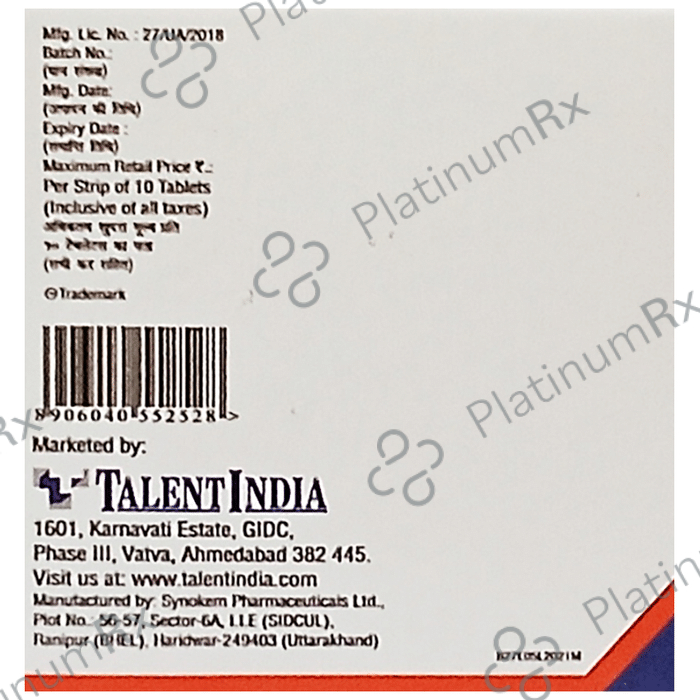 Bilajoy M 20/10mg Tablet 10s