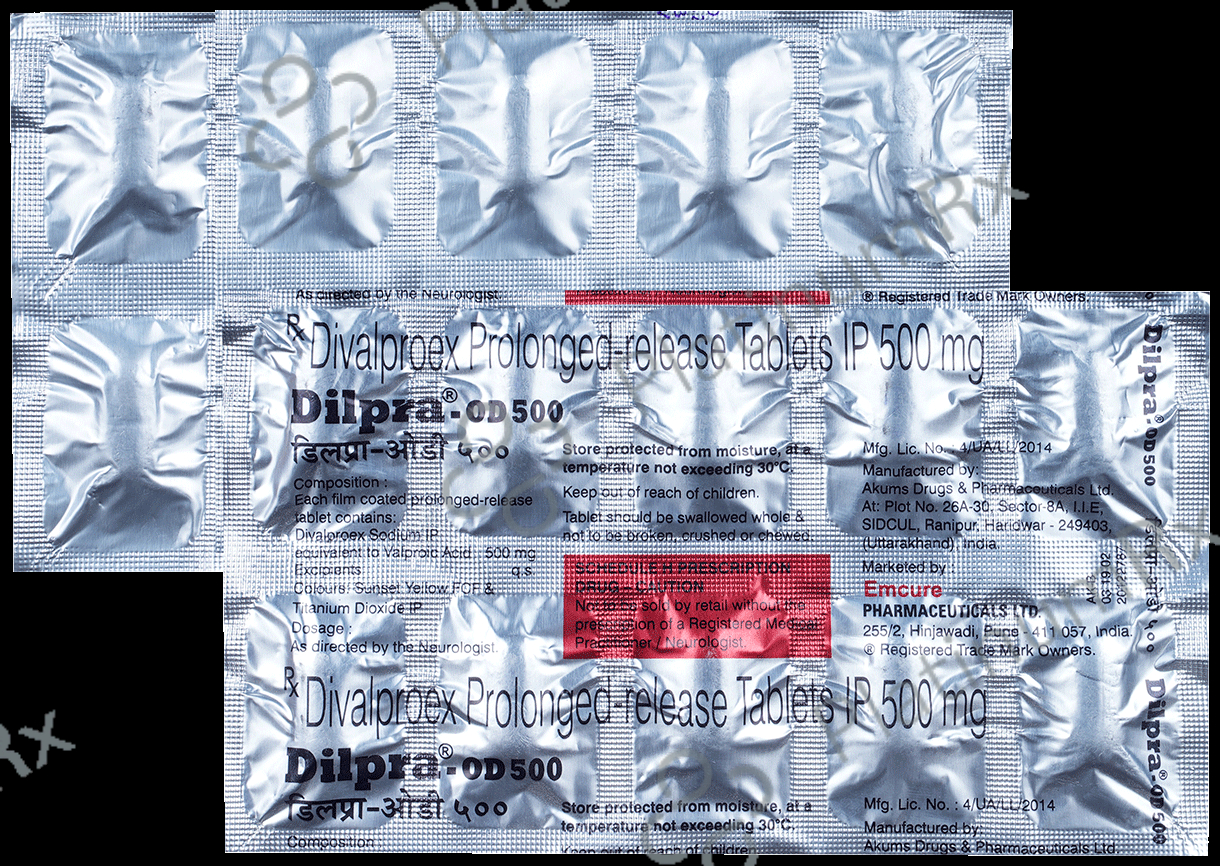 Dilpra OD 500mg Tablet PR 10s