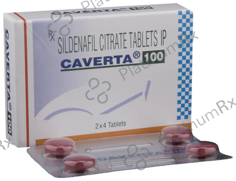 Caverta 100mg Tablet 4s