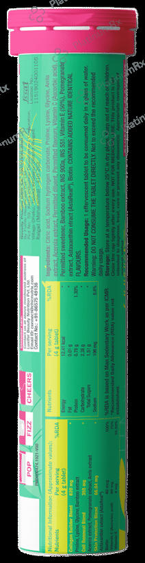 Chicnutrix Collagen Builder Plant Based Effervescent Tablet