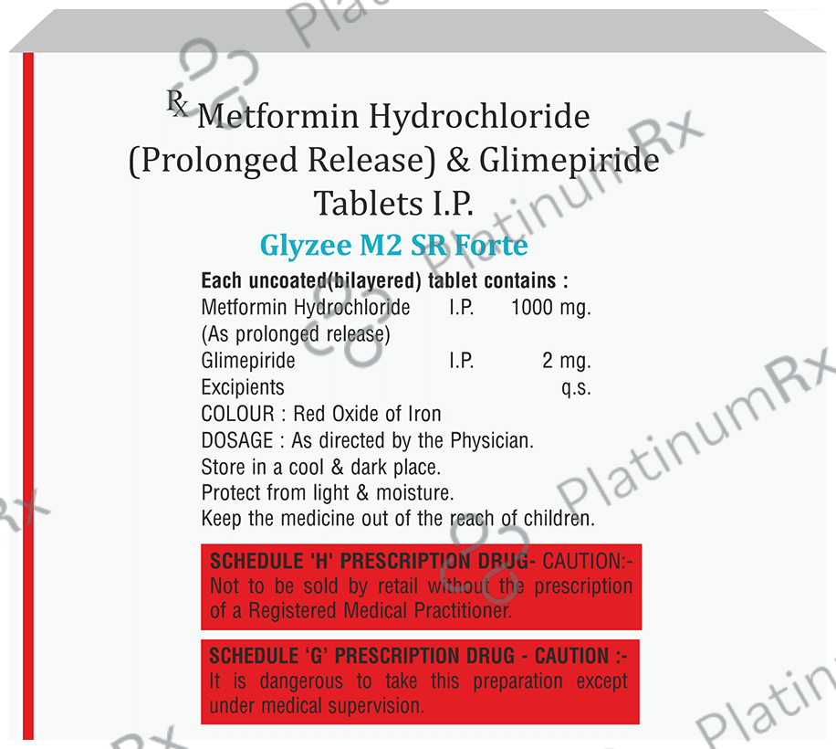 Glyzee M2 SR Forte Tablet 10 Tablet PR