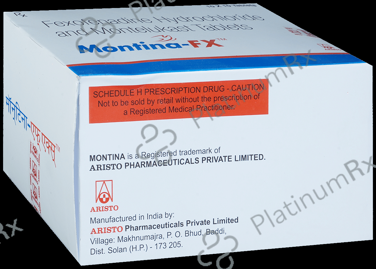 Montina FX 10/120mg Tablet 10s