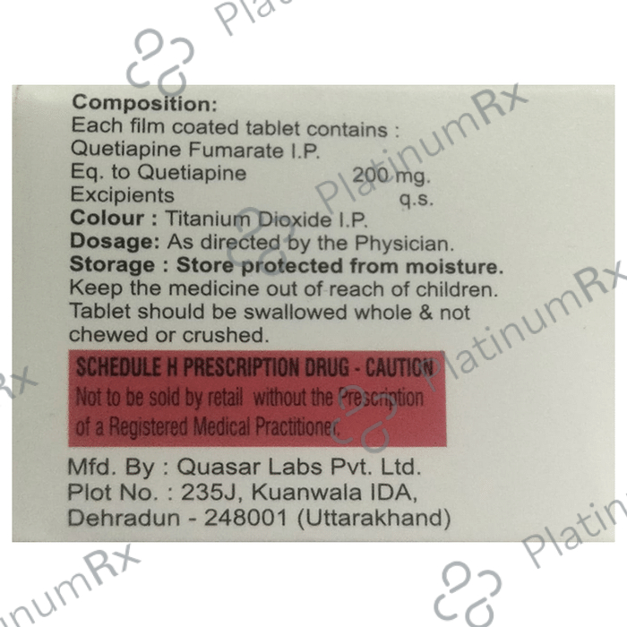 Qutinext 200 Tablet