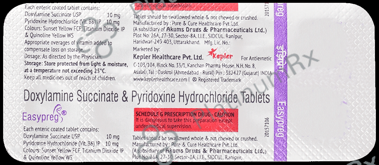 Easypreg 10mg/10mg/2.5mg Tablet