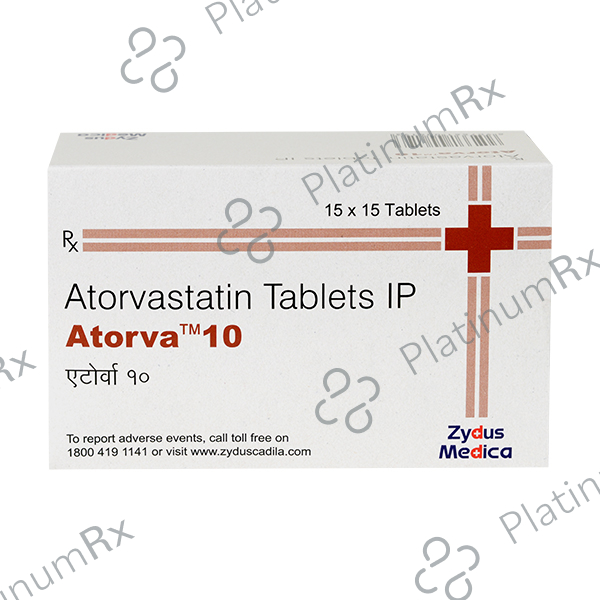 Atorva 10mg Tablet 15s