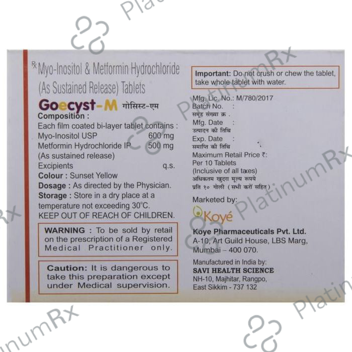 Goecyst-M Tablet SR