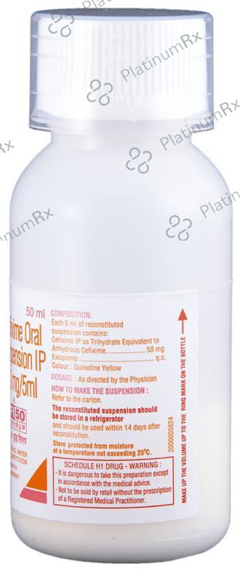 Zifi 50 Dry Syrup 50 Oral Suspension