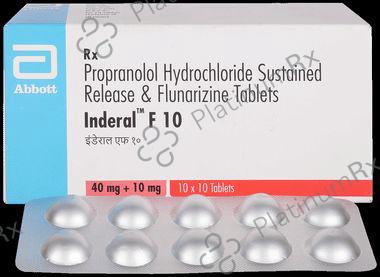 Inderal F 10/40mg Tablet SR 10s