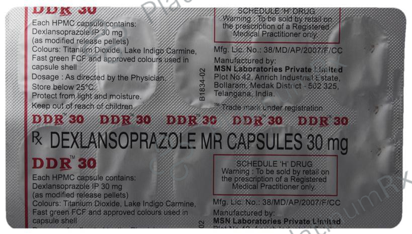 DDR 30mg Capsule MR 10s