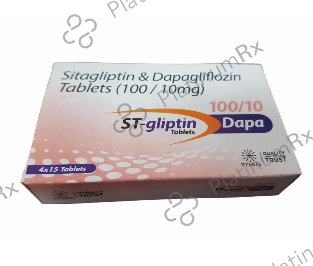 St Gliptin Dapa 10/100mg Tab 15s