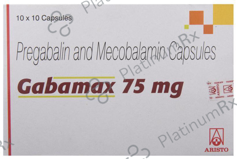 Gabamax 75mg Capsule