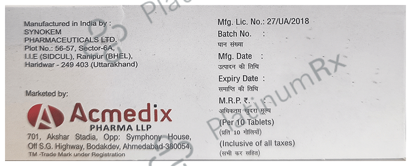 Acopreg NT 75mg/10mg Tablet
