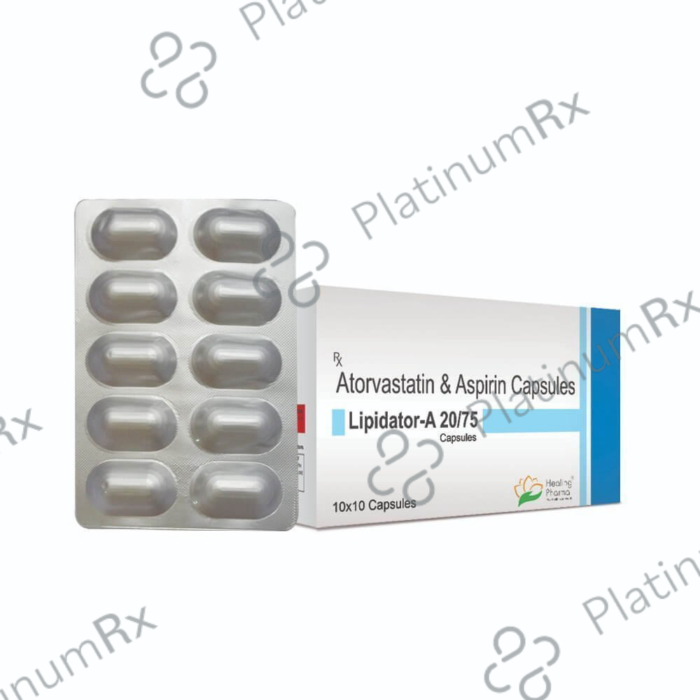 Lipidator A 20/75mg Capsule 10s