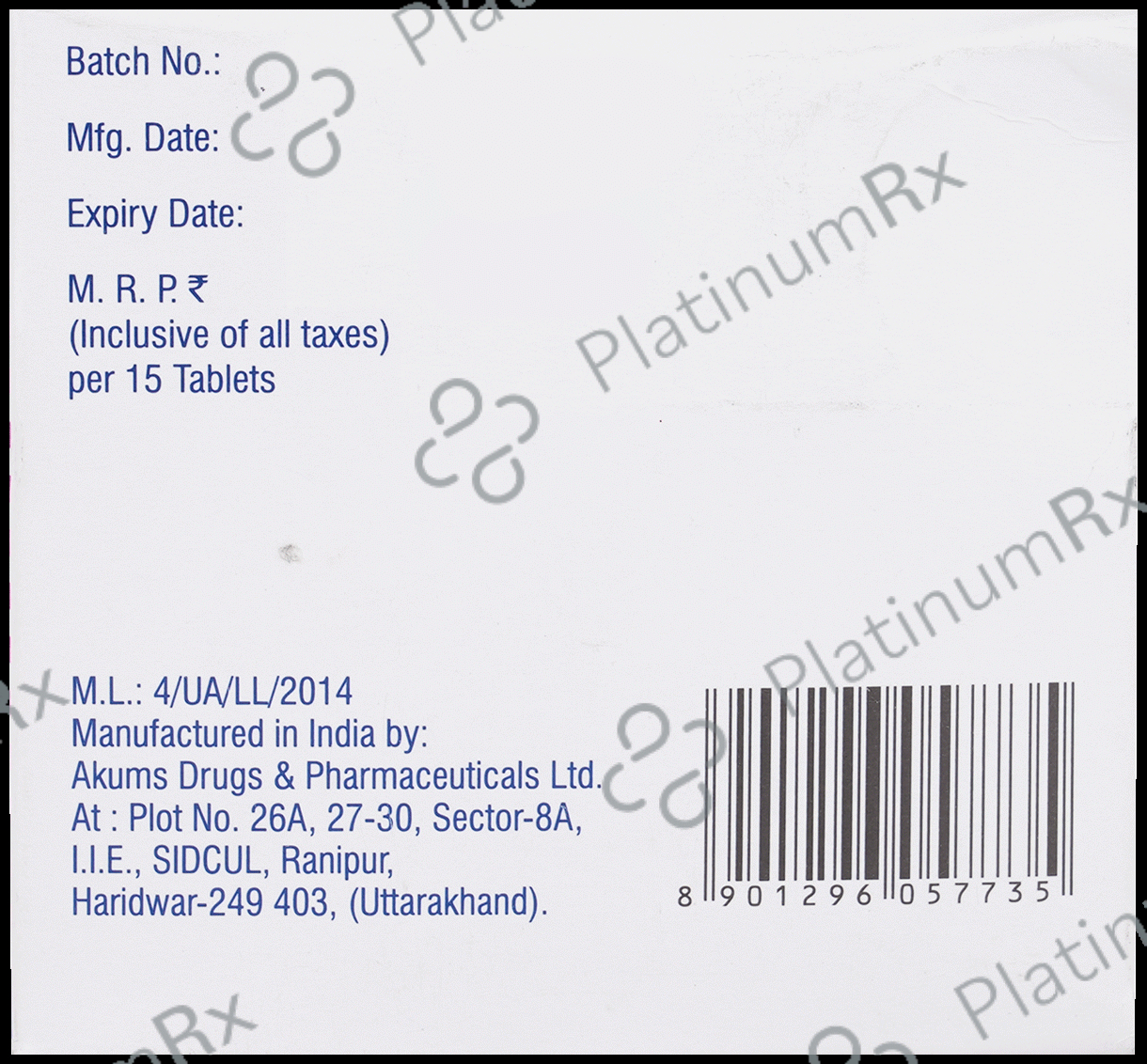 Volix Trio 1/500/0.2mg Tablet ER 15s