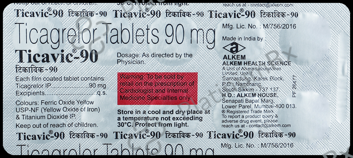 Ticavic 90mg Tablet 10s