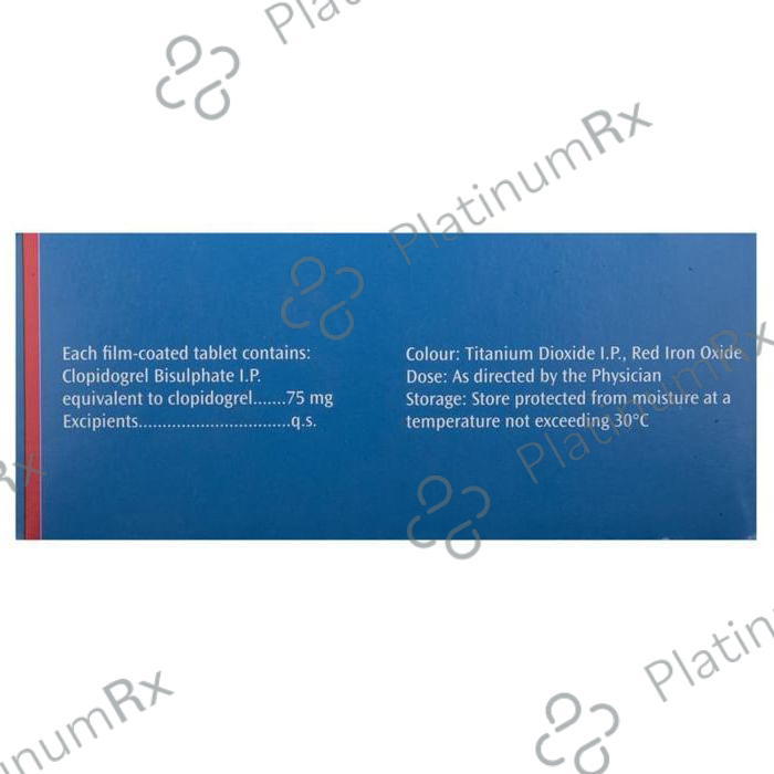 Plavix 75mg Tablet 14s