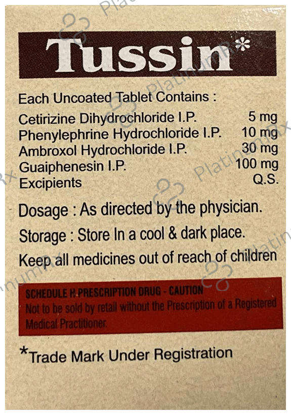 Tussin Tablet