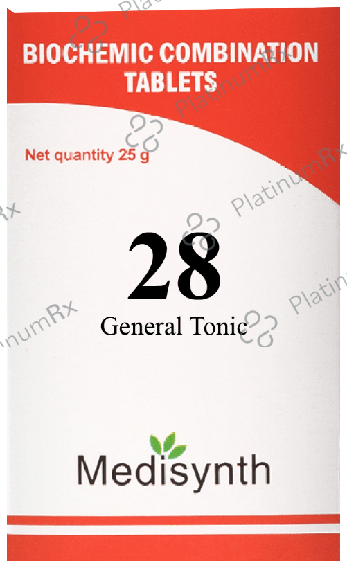 Medisynth Bio-chemic Combination No.28 Genral Tonic 25 gm