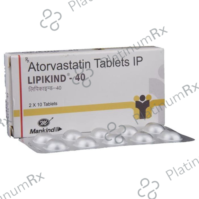 Lipikind 40mg Tablet 10s