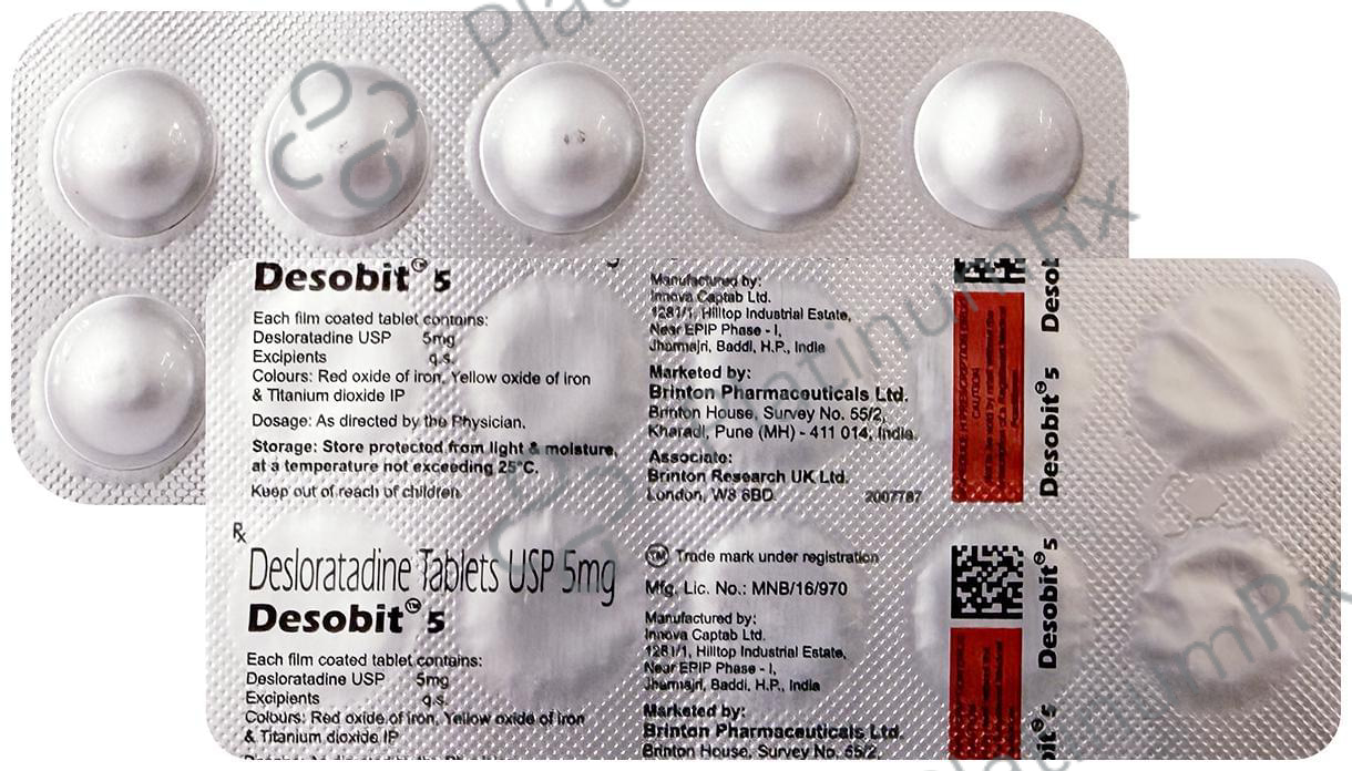 Desobit 5mg Tablet