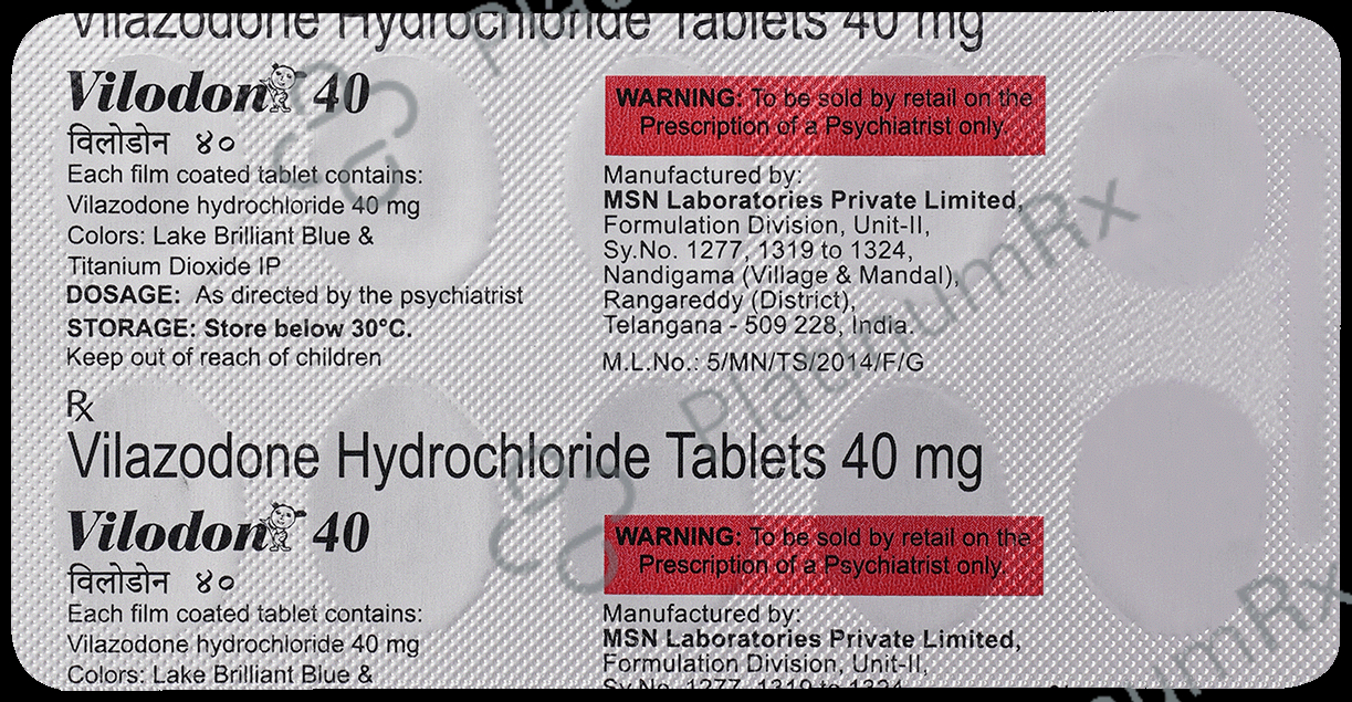 Vilodon 40mg Tablet